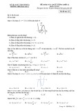 Đề thi KSCL môn Toán 12 năm 2019-2020 - Trường THPT Hậu Lộc 2