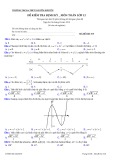 Đề kiểm tra định kỳ môn Toán 12 năm 2019-2020 có đáp án - Trường THCS&THPT Nguyễn Khuyến