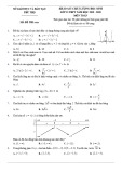 Đề thi KSCL môn Toán 12 năm 2019-2020 có đáp án - Sở GD&ĐT Phú Thọ