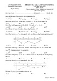 Đề kiểm tra chất lượng môn Toán 12 năm 2019-2020 có đáp án - Trường THPT Hàn Thuyên (Lần 1)