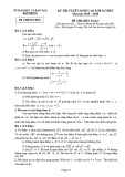 Đề thi tuyển sinh vào lớp 10 THPT môn Toán năm học 2019-2020 – Sở Giáo dục và Đào tạo Hải Phòng (Đề chính thức)