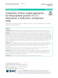 Comparison of three surgical approaches for thoracolumbar junction (T12-L1) tuberculosis: A multicentre, retrospective study