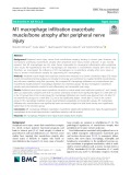 M1 macrophage infiltration exacerbate muscle/bone atrophy after peripheral nerve injury