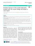 Avulsion fracture of the ischial tuberosity treated with the suture bridge technique: A case report