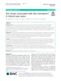 Are viruses associated with disc herniation? A clinical case series