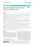 The role of wearables in spinal posture analysis: A systematic review