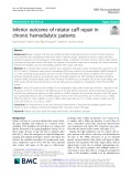 Inferior outcome of rotator cuff repair in chronic hemodialytic patients
