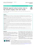 Modular tapered conical revision stem in hip revision surgery: Mid- term results