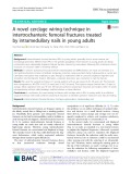 A novel cerclage wiring technique in intertrochanteric femoral fractures treated by intramedullary nails in young adults