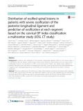 Distribution of ossified spinal lesions in patients with severe ossification of the posterior longitudinal ligament and prediction of ossification at each segment based on the cervical OP index classification: A multicenter study (JOSL CT study)