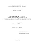 Luận văn Thạc sĩ Khoa học: Phương trình vi phân và phương trình tích phân Volterra trong không gian Banach