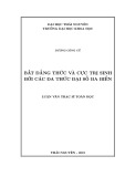 Luận văn Thạc sĩ Toán học: Bất đẳng thức và cực trị sinh bởi các đa thức đại số ba biến