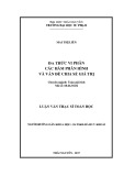 Luận văn Thạc sĩ Toán học: Đa thức vi phân các hàm phân hình và vấn đề chia sẻ giá trị