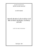 Luận văn Thạc sĩ Toán học: Một số liên hệ của số cân bằng và số đối cân bằng với số Pell và số Pell liên kết