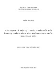 Luận văn Thạc sĩ Toán học: Các định lý hội tụ - Thác triển đổi với ánh xạ chỉnh hình vào không gian phức Zalcman yếu