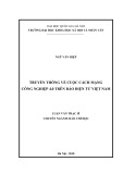 Luận văn Thạc sĩ Báo chí học: Truyền thông về cuộc cách mạng công nghiệp 4.0 trên báo điện tử Việt Nam