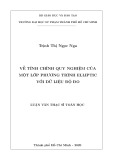 Luận văn Thạc sĩ Toán học: Về tính chính quy nghiệm của một lớp phương trình Elliptic với dữ liệu độ đo