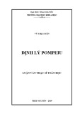 Luận văn Thạc sĩ Toán học: Định lý Pompeiu