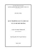 Luận văn Thạc sĩ Báo chí học: Quản trị bình luận của độc giả về vấn đề môi trường