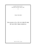 Luận văn Thạc sĩ Toán học: Ứng dụng của cấp và chỉ số cho số nguyên theo Modulo