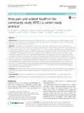 Knee pain and related health in the community study (KPIC): A cohort study protocol