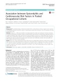 Association between epicondylitis and cardiovascular risk factors in pooled occupational cohorts