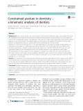 Constrained posture in dentistry – a kinematic analysis of dentists