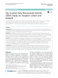 The Scottish Early Rheumatoid Arthritis (SERA) Study: An inception cohort and biobank