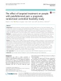 The effect of targeted treatment on people with patellofemoral pain: A pragmatic, randomised controlled feasibility study