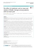 The effect of zoledronic acid on type and volume of Modic changes among patients with low back pain
