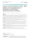 Vertebral column decancellation in Pott’s deformity: Use of Surgimap Spine for preoperative surgical planning, retrospective review of 18 patients