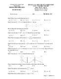 Đề thi KSCL ôn thi tốt nghiệp THPT môn Toán 12 năm 2020-2021 có đáp án - Trường THPT Triệu Sơn 3 (Lần 1)