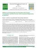 Influence of the renewable and non-renewable energy consumptions and real-income on environmental degradation in Indonesia