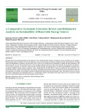 A comparative systematic literature review and bibliometric analysis on sustainability of renewable energy sources