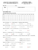 Đề kiểm tra 45 phút học kì 2 môn Toán lớp 12 - THPT Nguyễn Thị Minh Khai (có đáp án)