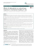 Effects of eldecalcitol on cortical bone response to mechanical loading in rats