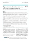 Regenerate bone stimulation following limb lengthening: A meta-analysis