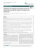 Predictors of response and drug survival in ankylosing spondylitis patients treated with infliximab