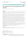 Pain, depression and the postoperative stiff shoulder