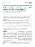 Body composition in males with adolescent idiopathic scoliosis: A case–control study with dual-energy X-ray absorptiometry