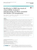 Identification in GRMD dog muscle of critical miRNAs involved in pathophysiology and effects associated with MuStem cell transplantation
