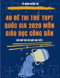 40 đề thi thử THPT Quốc gia 2020 môn Giáo dục công dân (Có đáp án và giải chi tiết)