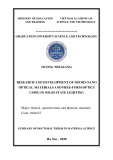 Summary of doctoral thesis in Material science: Research and development of micro-nano optical materials and free form optics using in solid state lighting