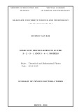 Summary of Physics doctoral thesis: Some new physics effects in the 3 − 2 − 3 − 1 and 3 − 4 − 1 models