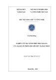 Luận văn Thạc sĩ Vật lý: Nghiên cứu đặc tính nhiệt phát quang của K2GdF5:Tb trong đo liều bức xạ hạt nhân