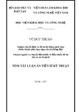 Tóm tắt luận án Tiến sĩ Kỹ thuật: Nghiên cứu ổn định và tối ưu hệ thống phức hợp nhiều thành phần ứng dụng cho hệ thống điện