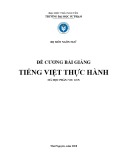 Đề cương bài giảng Tiếng Việt thực hành