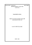 Luận án Tiến sĩ Luật học: Pháp luật về xử lý hành vi hạn chế cạnh tranh ở Việt Nam
