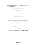 Executive summary of Law dissertation: The law on dealing with anti-competition behaviours in Vietnam