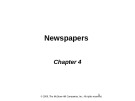 Lecture The dynamics of mass communication: Media in the digital age (10/e): Chapter 4 - Joseph R. Dominick
